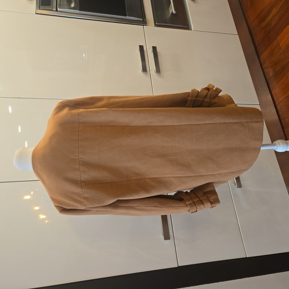 Twelve By Ontwelfh Lightweight Full Zip Mid Length Jacket Coat Tan Size Large - Picture 3 of 11
